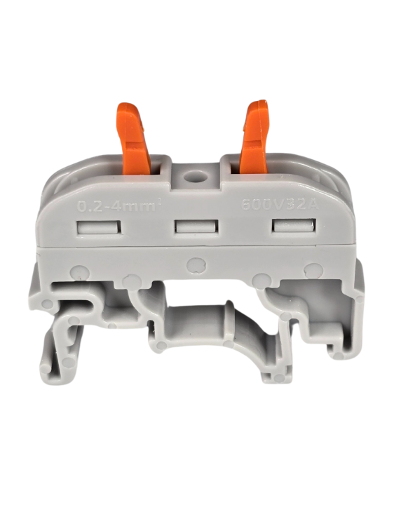 Szybkozłączka elektryczna szara TAC KV121G 1-torowa – kompaktowa złączka do przewodów jednodrutowych i elastycznych, zapewniająca bezpieczne, trwałe połączenia kabli, łatwy montaż i praktyczną alternatywę dla tradycyjnych kostek.