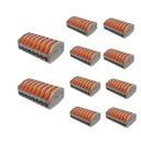 Szybkozłączka elektryczna TAC PCG218 8-TOROWA – kompaktowa złączka do jednoczesnego podłączenia 8 przewodów jednodrutowych i elastycznych, zapewniająca bezpieczne, trwałe połączenia i nowoczesną alternatywę dla kostek elektrycznych.