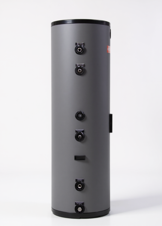 Zasobnik CWU HEVERSON HWT 200L z dwoma wężownicami ze stali nierdzewnej – bojler do ciepłej wody użytkowej, wysoka jakość, energooszczędny podgrzewacz wody, zbiornik pionowy 200 litrów