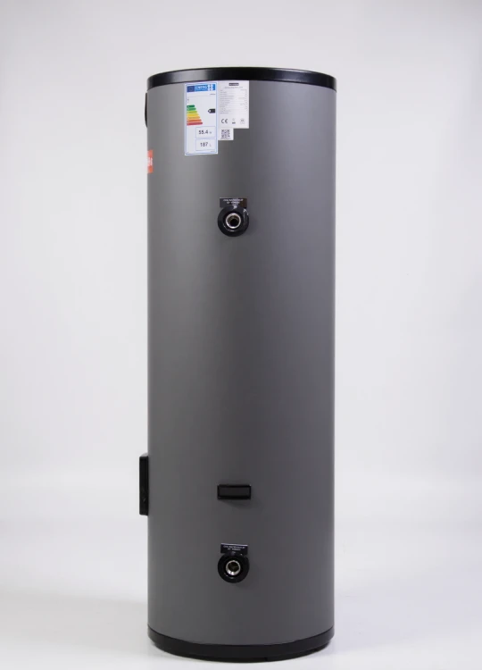 Zasobnik CWU HEVERSON HWT 200L z jedną wężownicą ze stali nierdzewnej – bojler do ciepłej wody użytkowej, wysoka jakość, energooszczędny podgrzewacz wody, zbiornik pionowy 200 litrów
