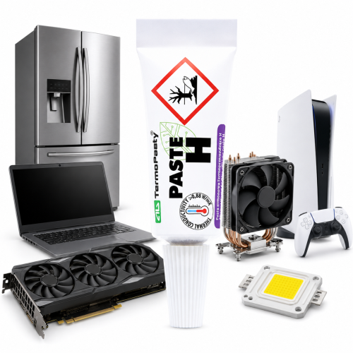 Pasta termoprzewodząca silikonowa AG TermoPasty 7 g do procesora CPU, karty graficznej GPU, radiatorów i układów elektronicznych – pasta termiczna do chłodzenia komputerów, laptopów i elektroniki.