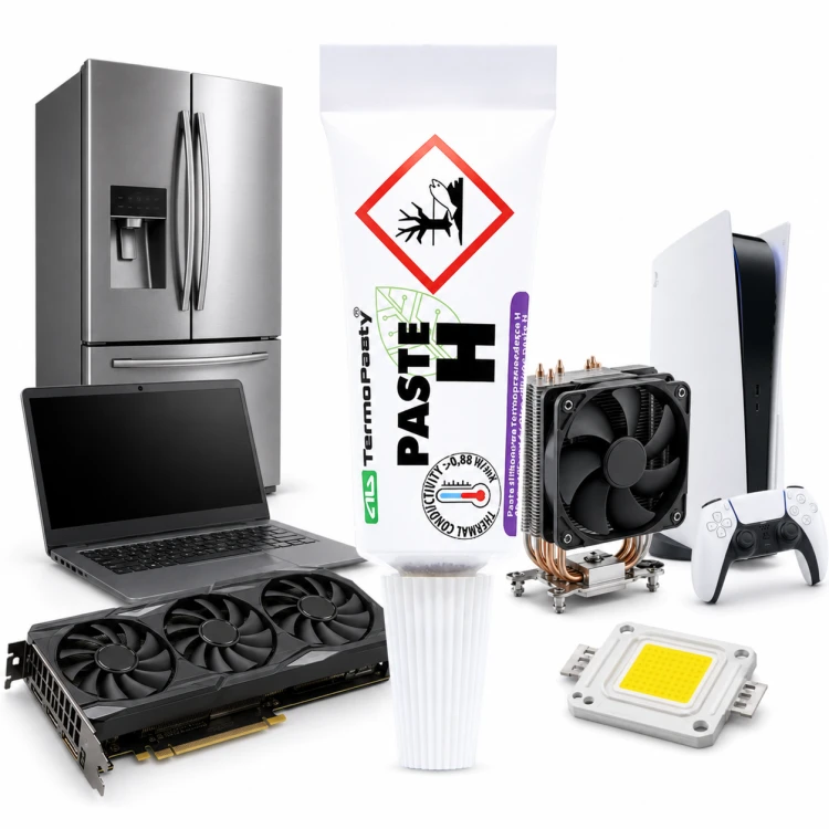 Pasta termoprzewodząca silikonowa AG TermoPasty 7 g do procesora CPU, karty graficznej GPU, radiatorów i układów elektronicznych – pasta termiczna do chłodzenia komputerów, laptopów i elektroniki.