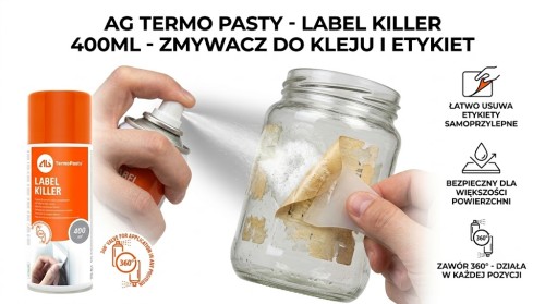 Profesjonalny preparat w sprayu przeznaczony do szybkiego usuwania uporczywych naklejek, etykiet samoprzylepnych oraz pozostałości kleju. Wygodna forma aerozolu pozwala na łatwą aplikację i skuteczne czyszczenie wielu różnych powierzchni.